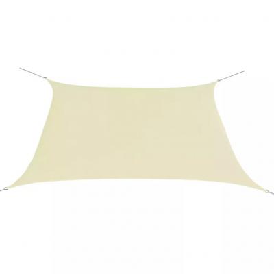 VIDAXL  - Parasol en tissu Oxford carr&eacute; 3,6 x 3,6 m Cr&egrave;me Cr&egrave;me