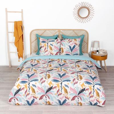 AC DECO Housse de Couette et taie d'oreiller Coton Ouistiti - 220 x 240 cm