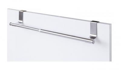 GELCO DESIGN Porte-serviette extensible overdoor tip inox - inox brosse