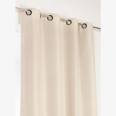 Rideau d'ameublement 100% occultant - Beige - 140 x 240 cm