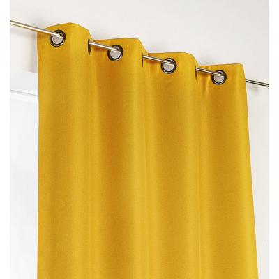 Rideau d'ameublement 100% occultant - Jaune - 140 x 240 cm