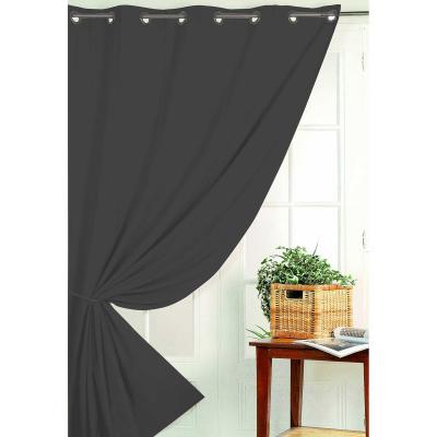 Rideau Occultant Non Feu M1 - Anthracite - 240 x 260 cm