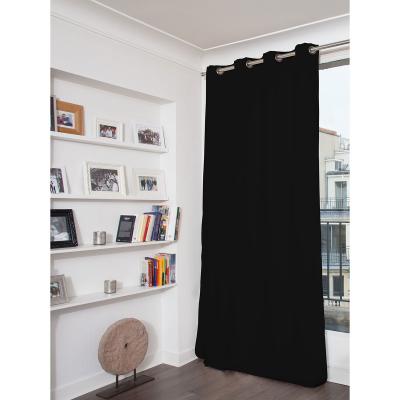 Rideau Phonique Occultant et Thermique MOONDREAM Noir 145 x 260 cm