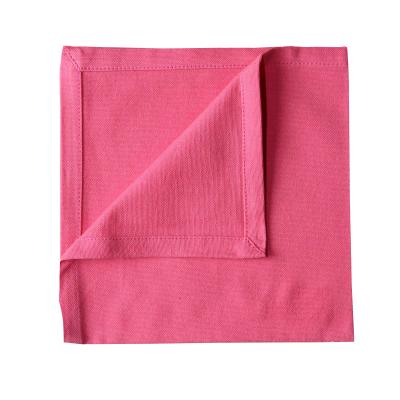 SUD ETOFFE Serviette 40x40cm Fuschia En Tissu Rose