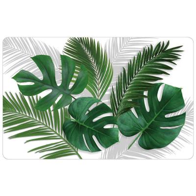 DECORLINE Set de Table Imprim&eacute; Feuilles d'arbre - Multicolore - 28.5 x 44 cm