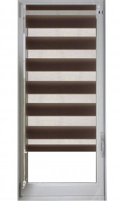 Store enrouleur jour/nuit Chocolat 107 x 170 cm - Chocolat
