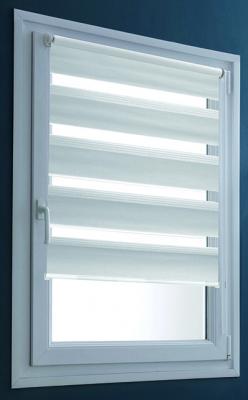 Store Jour-Nuit 1er prix blanc, largeur toile 42cm hauteur 100 cm 