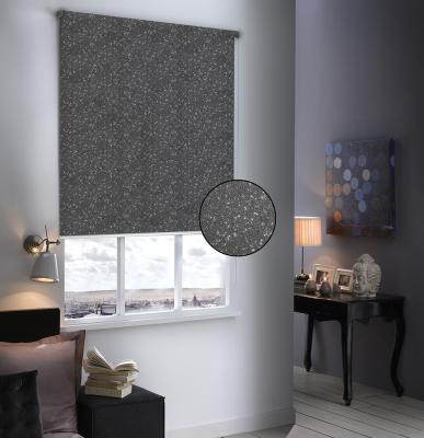 Store Enrouleur Occultant Paillet&eacute; - Gris - 60 x 190 cm