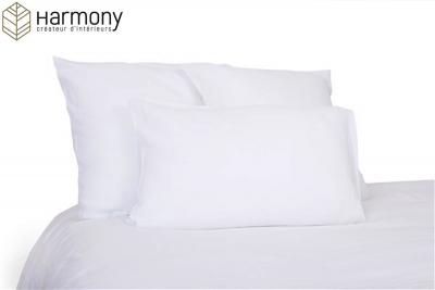 HARMONY Taie d'oreiller VITI 65x65cm blanc