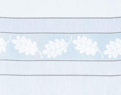 Voilage Feuille de Ch&ecirc;ne &agrave; Galon Fronceur Blanc 420 x 240 cm - Blanc