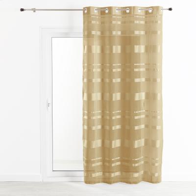 Voilage rayures horizontales Lin 140 x 240 cm - Lin