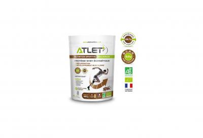 ATLET NUTRITION Proteine energetique cacao biologique 450g boisson de revcuperation