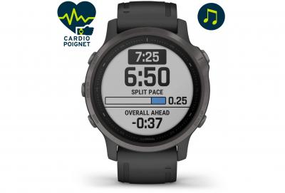 GARMIN  f&Auml;“nix 6S Pro Sapphire 3,05 cm (1.2"") 42 mm Gris GPS (Satellite)