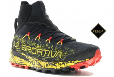 LA SPORTIVA  - Uragano GTX - Chaussures trail homme Black / Yellow - 40
