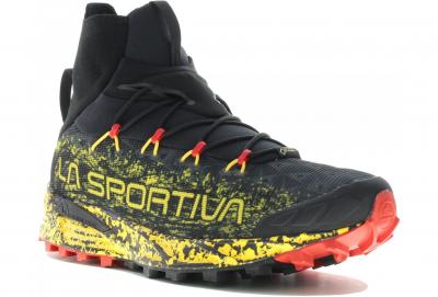 LA SPORTIVA  Mixte Uraganus GTX Black/Yellow Chaussures de Montagne Running, Noir/Jaune, 44.5 EU