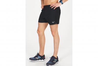 MIZUNO  Short trail running Core 5.5 Short Black Homme Noir taille XL
