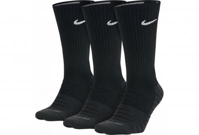NIKE Chaussettes Hautes -Noir-Chaussettes Running Homme sports taille S
