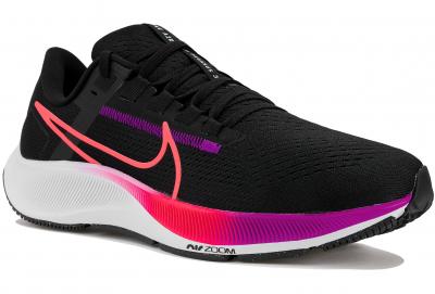 NIKE Chaussures de Running -  - Air Zoom Pegasus 38 - Homme/Adulte - Noir - Drop 10mm 