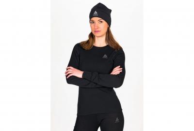 ODLO  Femme Bl Crew Neck L/S Active Wa Femmes Trikot, Noir, L EU