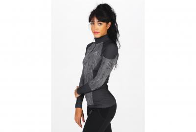 ODLO Maillot manches longues 1 2 zip femme  blackcomb noir