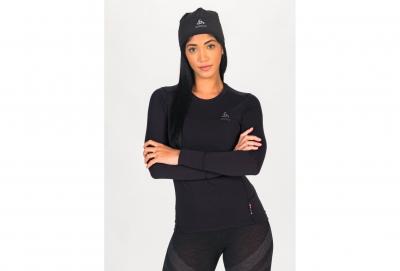 ODLO  Natural 100% Merino Warm Long Sleeve Base Layer Noir L Femme