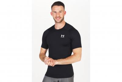UNDER ARMOUR  Heatgear Armour Comp T-shirt Hommes - Noir , Blanc