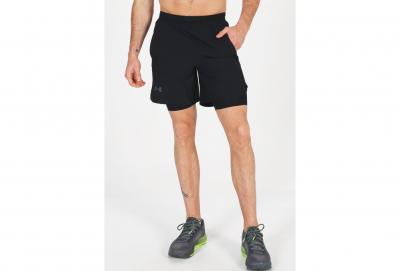 UNDER ARMOUR  Launch SW 7 Inch 2n1 Hommes Short running noir