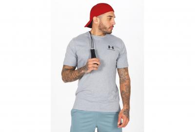 UNDER ARMOUR  Homme Sportstyle Left Chest T Shirt, Gris (36)., XXL EU