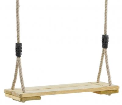 KBT Balan&ccedil;oire en Pin trait&eacute; avec Cordes en Chanvre synth&eacute;tique 44x17,5cm