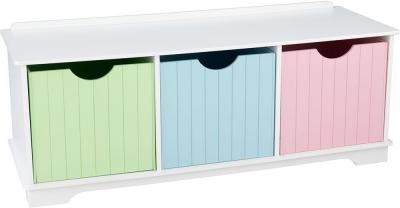 KIDKRAFT &reg; Coffre de rangement Nantucket, bois pastel 14565