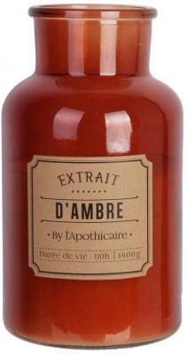 The Candle Factory - Bougie XL senteur Extrait d'ambre Apothicaire