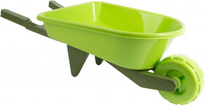 ESSCHERT DESIGN Brouette enfant en plastique vert bi-ton - 65,8 x 28,4 x 19,5 cm