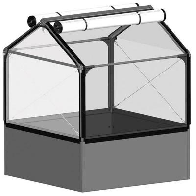 GROWCAMP  - Carr&eacute; potager avec serre Basic air Longueur 120 cm