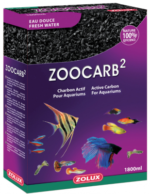 ZOLUX  : Charbon Aquarium Filtrant Zoocarb 2 : 1,8l