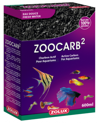ZOLUX  : Charbon Aquarium Filtrant Zoocarb 2 : 600 ML
