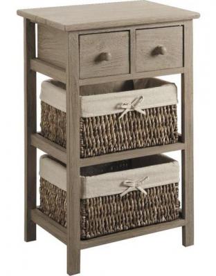 Aubry Gaspard - Commode en bois de peuplier Campana 4 tiroirs 