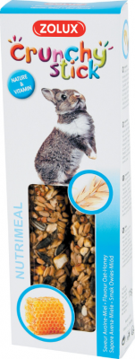 ZOLUX  Crunchy Stick Friandise pour Lapin Avoine/Miel 115 g