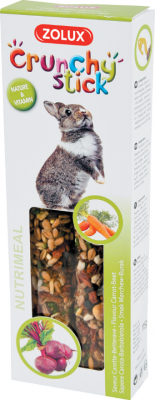 ZOLUX  Crunchy Stick Friandise pour Lapin Carotte/Betterave 115 g