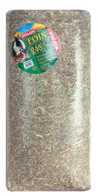 ZOLUX Foin des pr&eacute;s pour rongeur  Contenance 240L (8 kg)