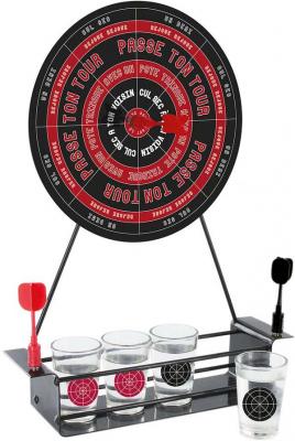 MISTER GADGET  - Jeu &agrave; boire fl&eacute;chettes avec cibles