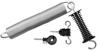 AKO Kit pour cl&ocirc;ture &eacute;lectrique &agrave; ressort + 1 isolateur 