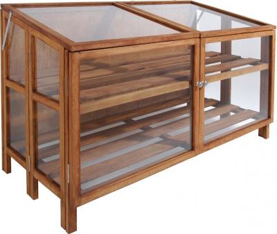 ESSCHERT DESIGN  - Mini serre de jardin en bois dur 118,5 cm