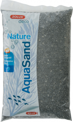 ZOLUX Sol decoratif naturel pour aquariums basalte noir 5kg