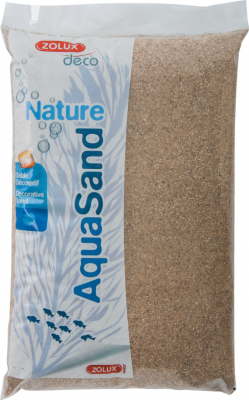 ZOLUX  - Sol d&eacute;coratif Aquasand naturel rivi&egrave;re 5kg