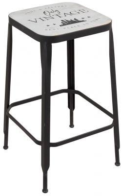 Aubry Gaspard - Tabouret de bar m&eacute;tal Factory