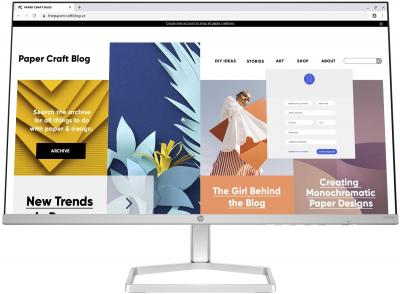 HP  Series 5 23.8 inch FHD White Monitor - 524sw &eacute;cran 94C21E9#ABB