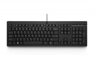 HP Clavier PC >   Clavier PC  Clavier filaire  125 Noir