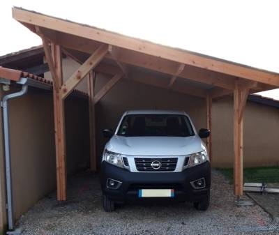 CPBF Abri une pente voiture PROVENCE Abri une pente voiture PROVENCE CBPF 500 x 800 cm