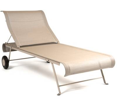 FERMOB  - Dune chaise longue, noix de muscade