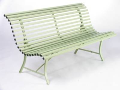 FERMOB Banc m&eacute;tal anticorrosion Louisiane -  - Made In France Tilleul